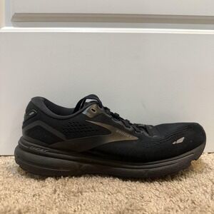 Brooks Ghost 15 Shoes Womens Size 8B Black Running Cushioned Sneakers Athletic